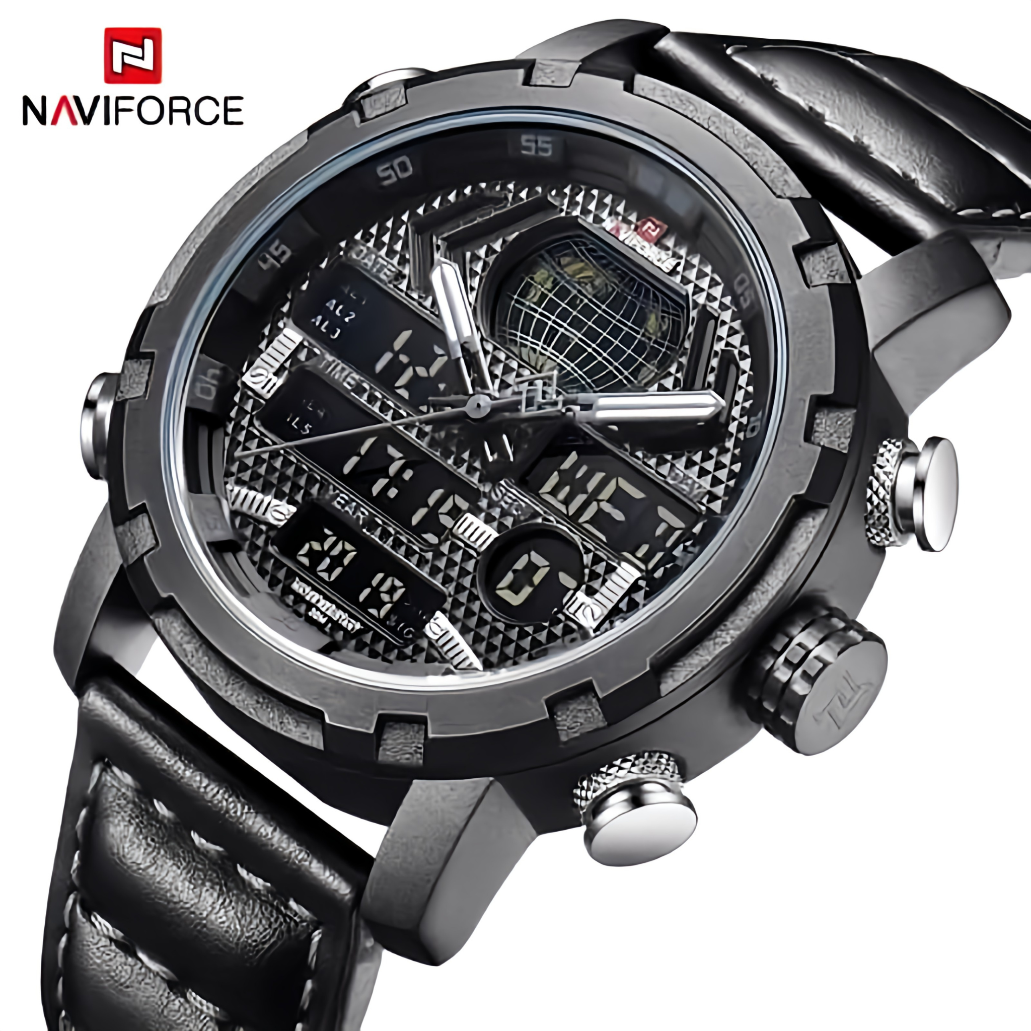 Naviforce World Display Digital Edition Watch for Men