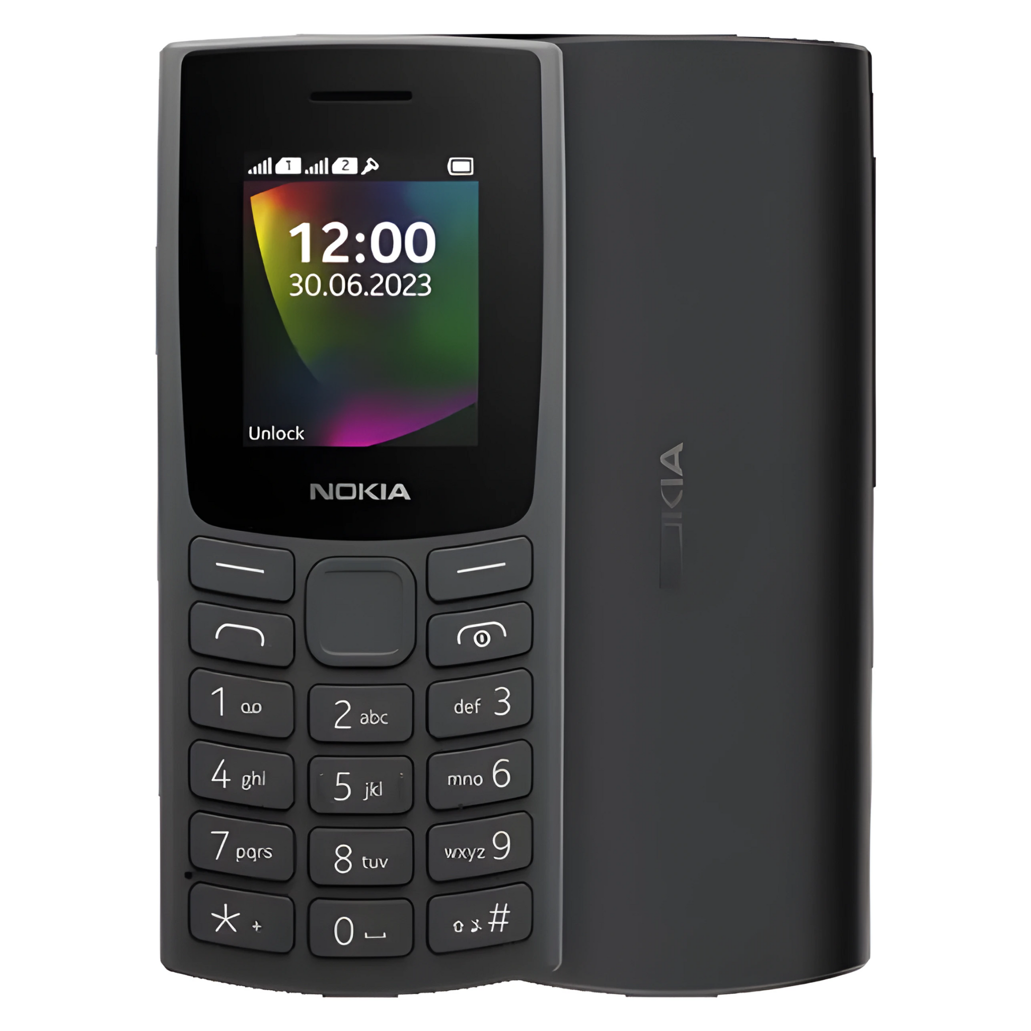 Nokia 106 (2023) Dual SIM Charcoal With Official Warranty