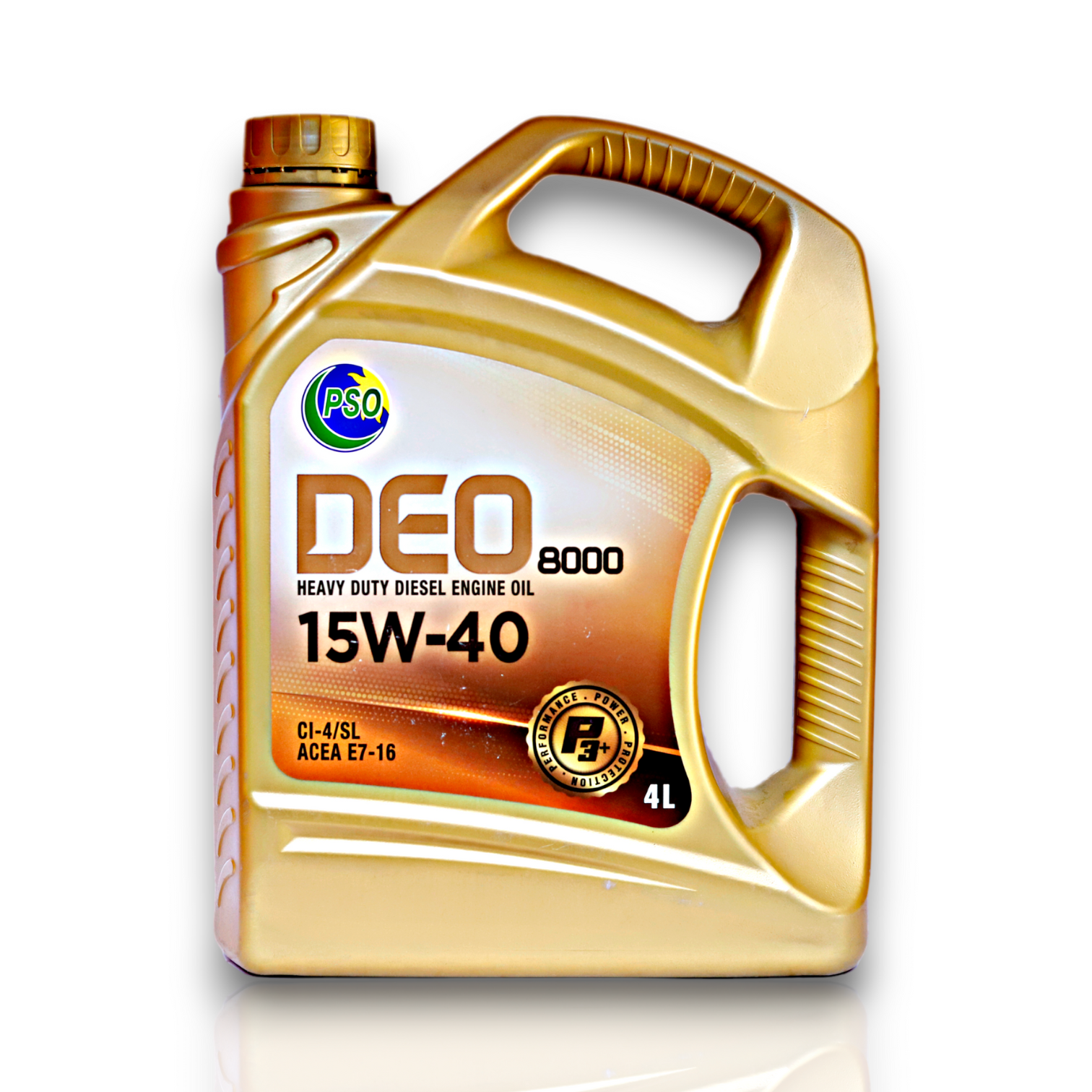 PSO Engine Oil DEO 8000 Heavy Duty Diesel  15W-40 4L