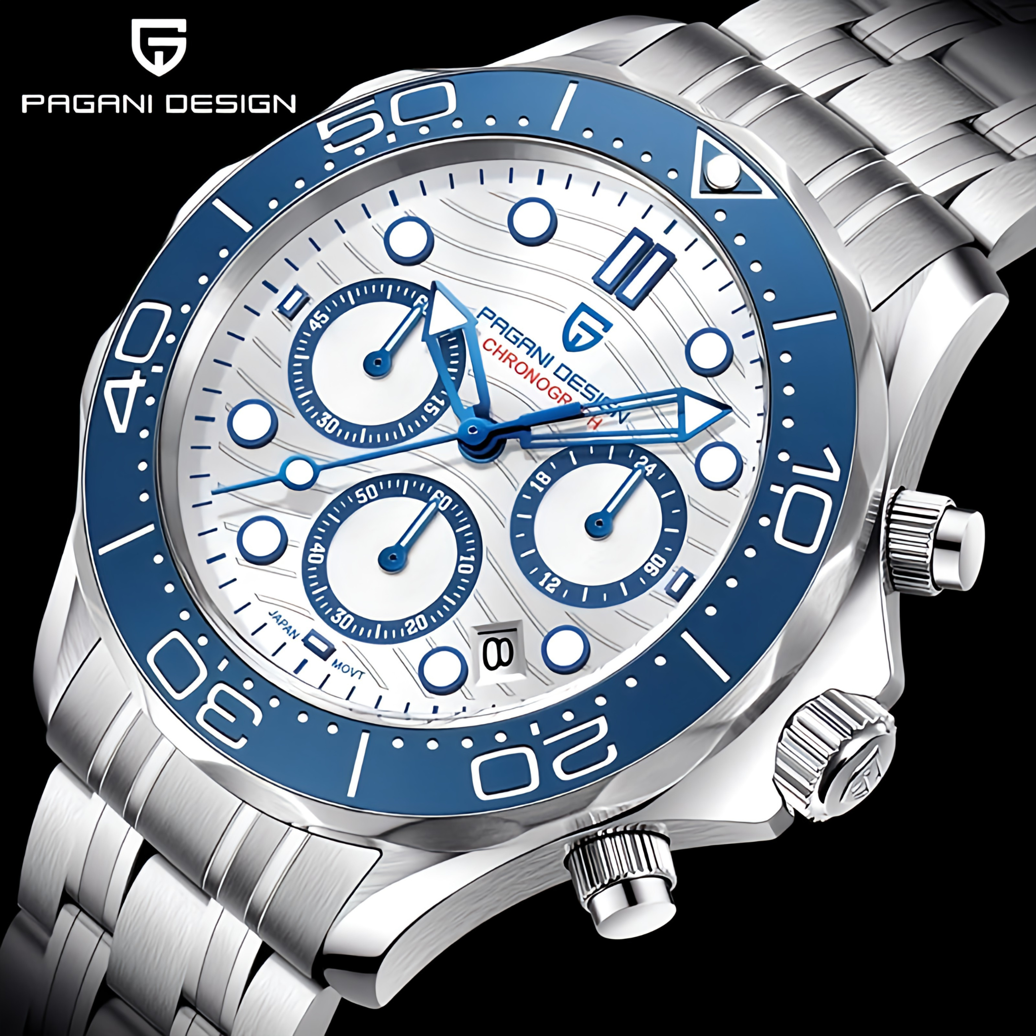 Pagani Design Chronograph Exclusive Edition Watch by Benyar - Luxury Timepiece