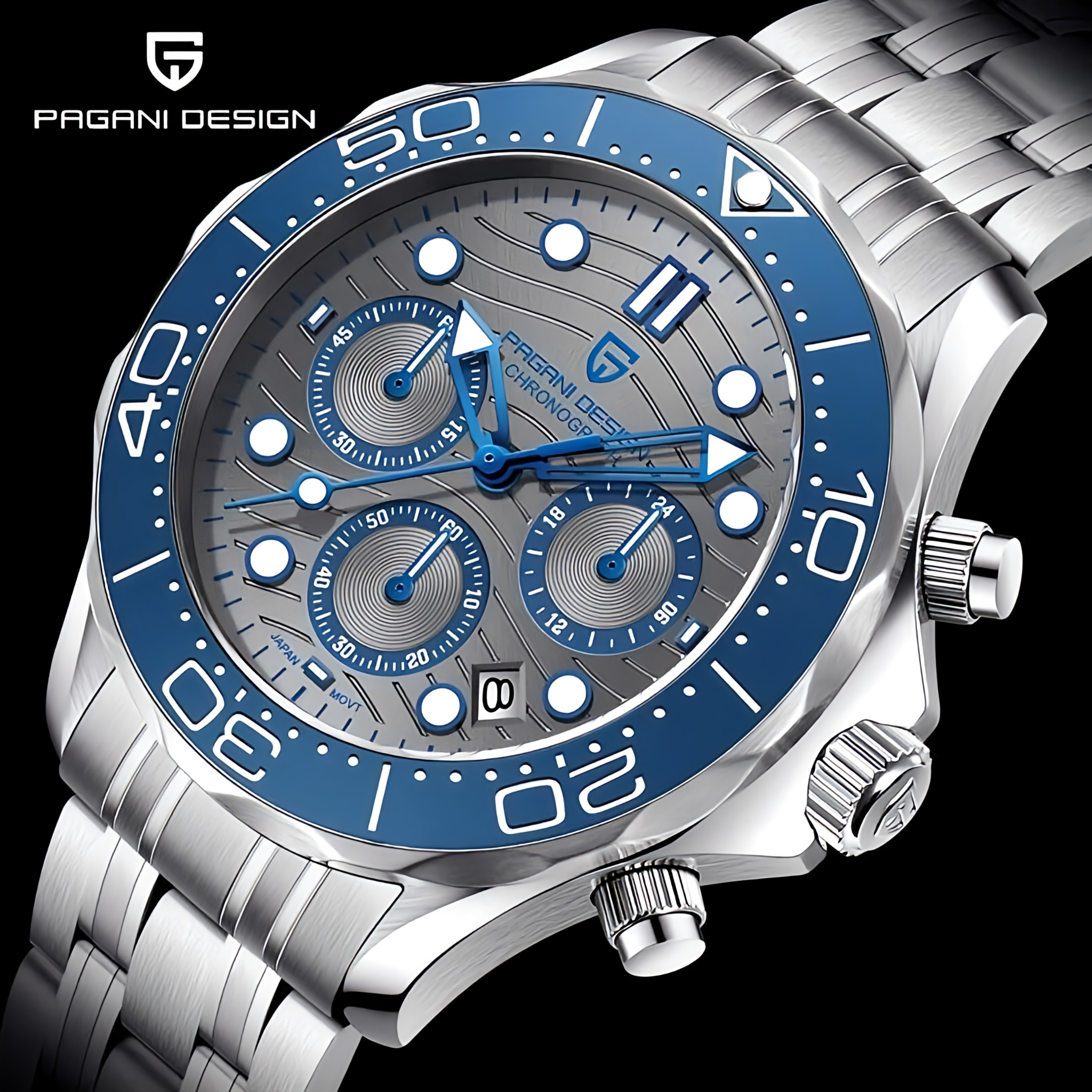 Pagani Design Chronograph Exclusive Edition Watch by Benyar - Luxury Timepiece