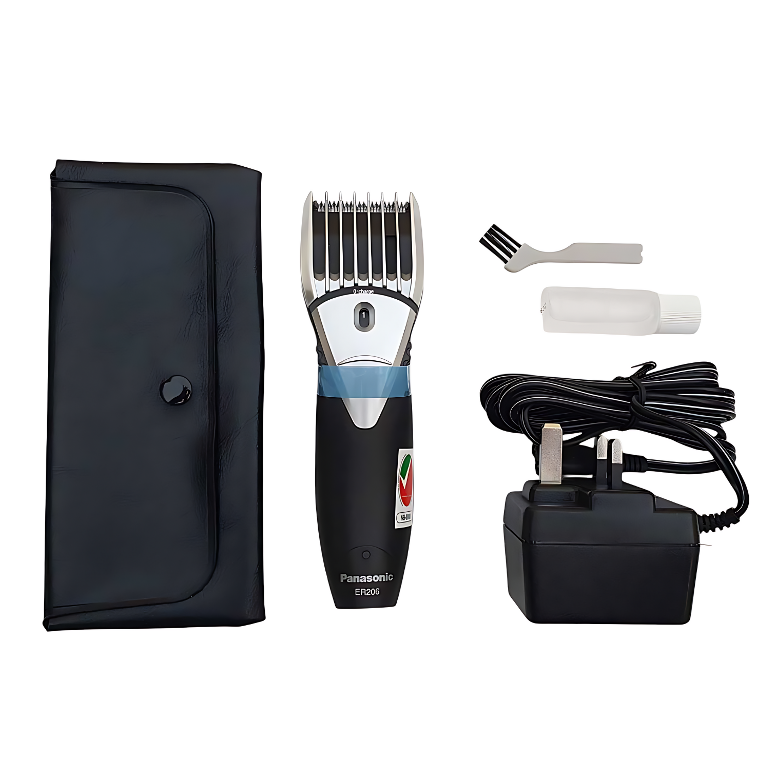 Panasonic ER206 K Hair & Beard Trimmer - Comfortable and Precise Trimming for Hair and Beard