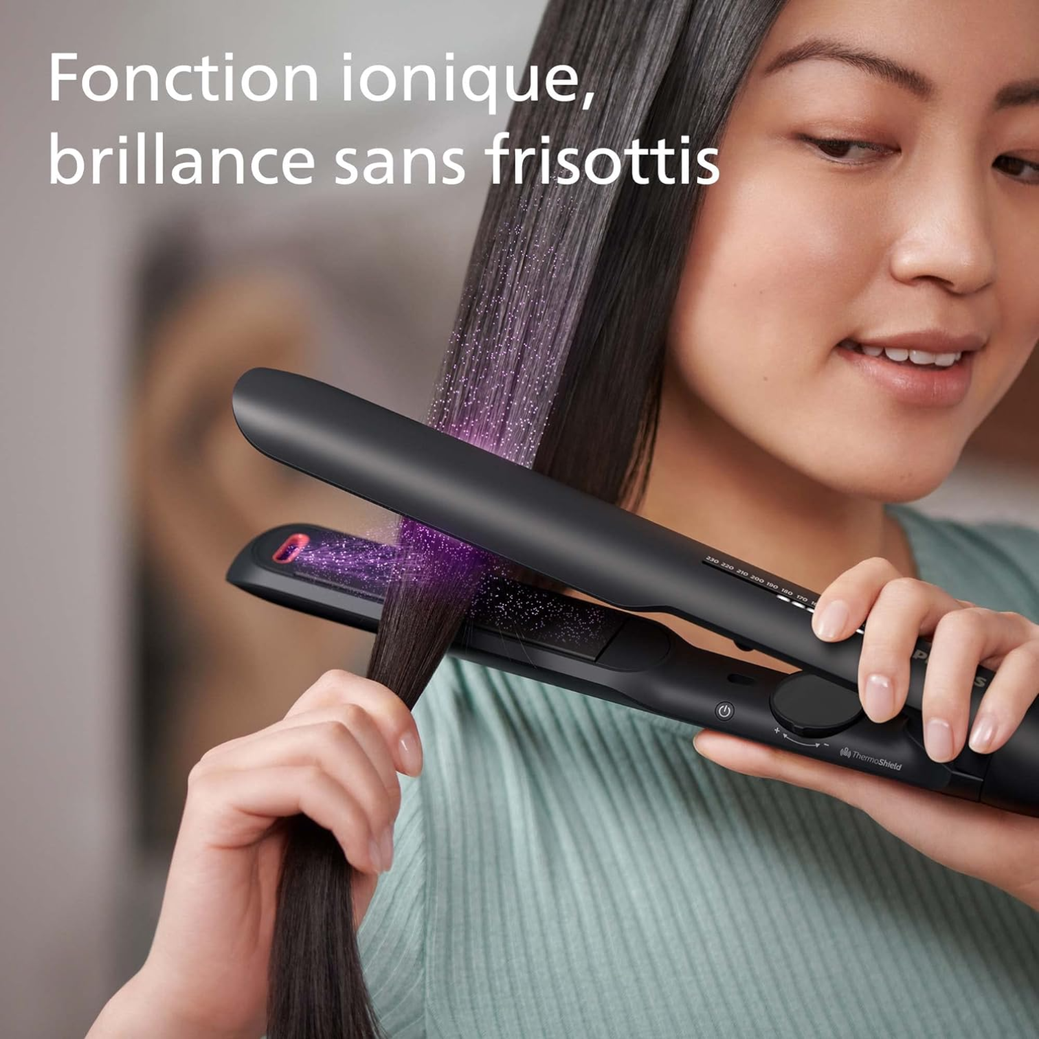 Philips Hair Straightener 5000 series with Thermoprotective Technology - BHS510 | Salon-Quality Hair Styling at Home