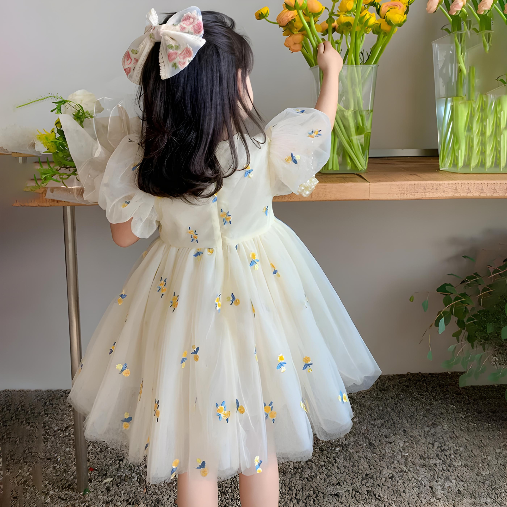 Princess Mesh Summer Dress for Girls - Comfortable and Stylish