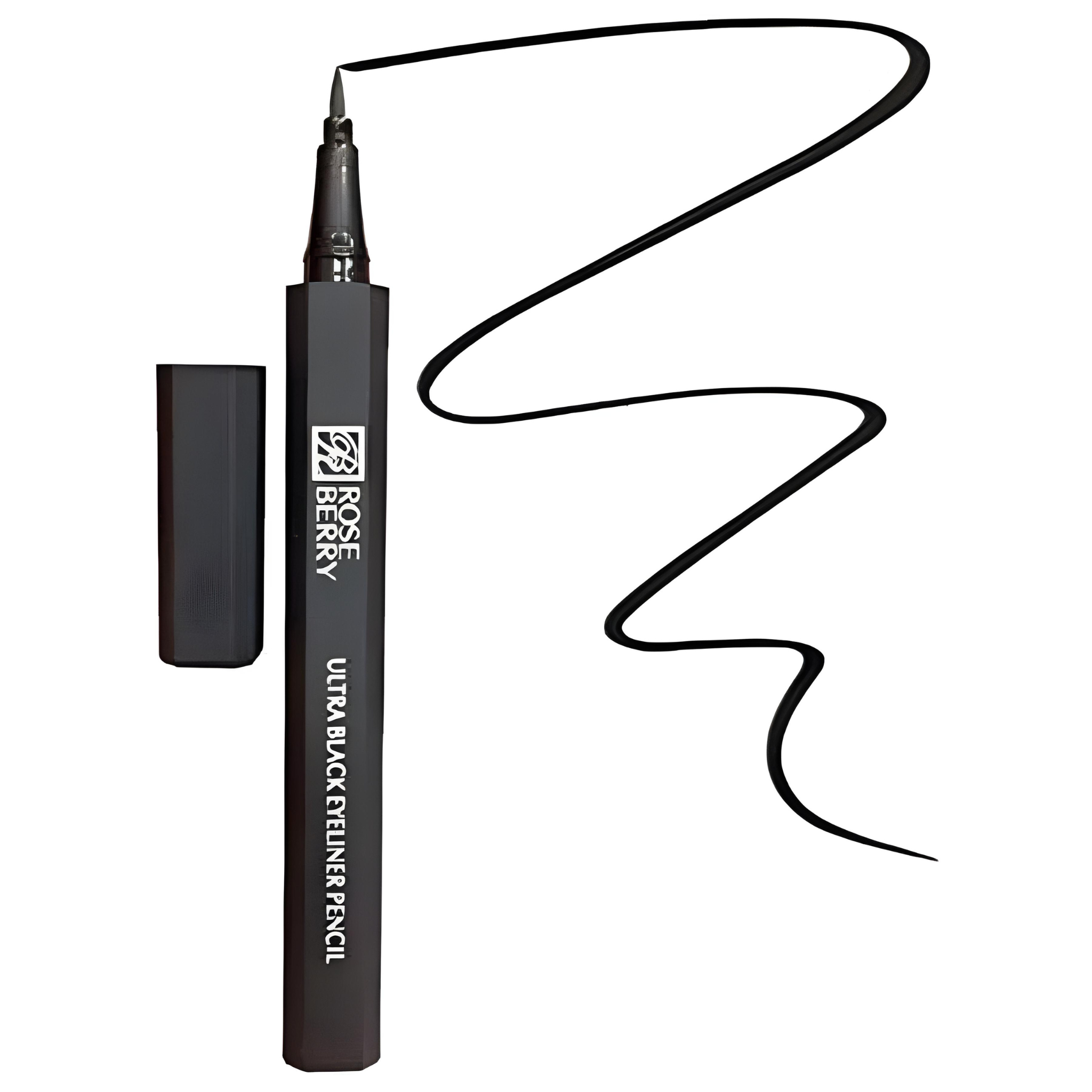 Rose Berry Controllable Ultra Black Eyeliner Pencil Smooth & Dynamic Liquid Eyeliner | Long-Lasting & Precise Eye Makeup