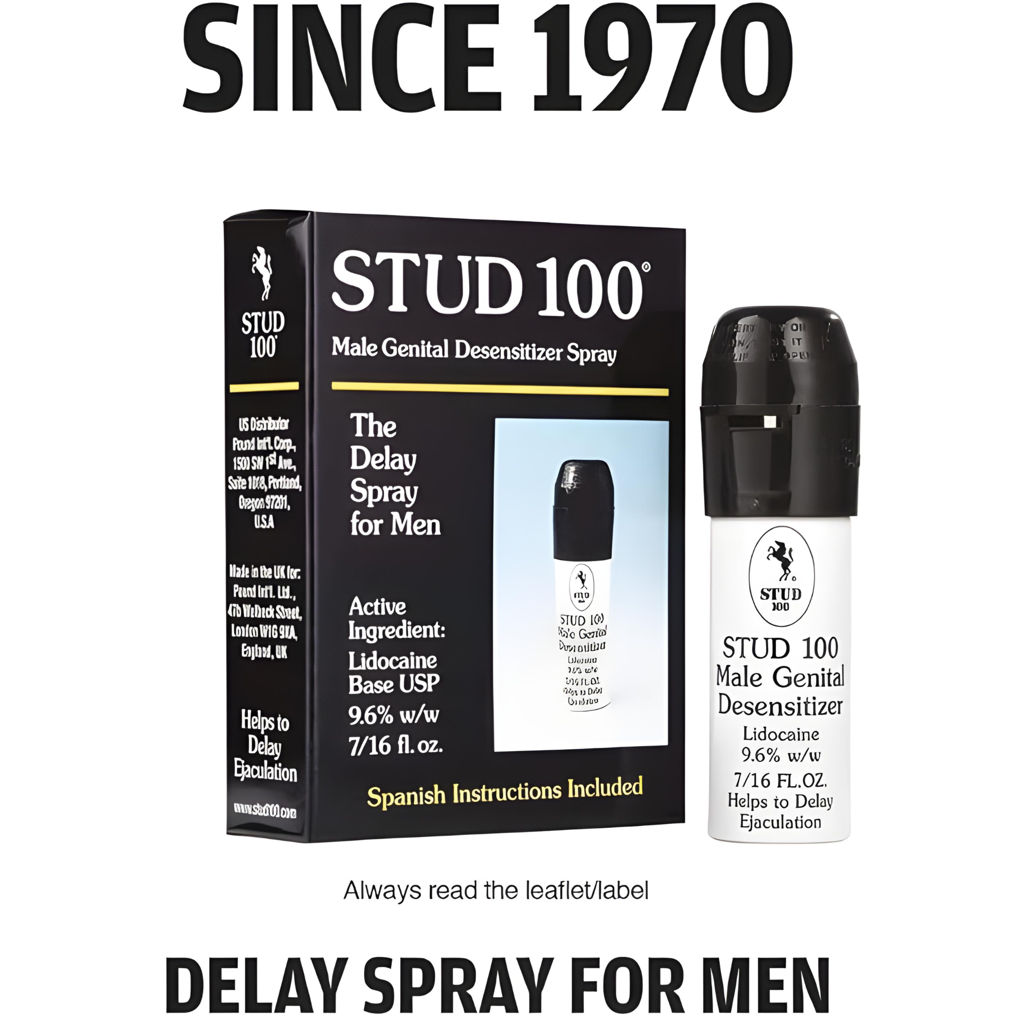 STUD 100 Male Genital Desensitizer Spray For Men - 12 GM