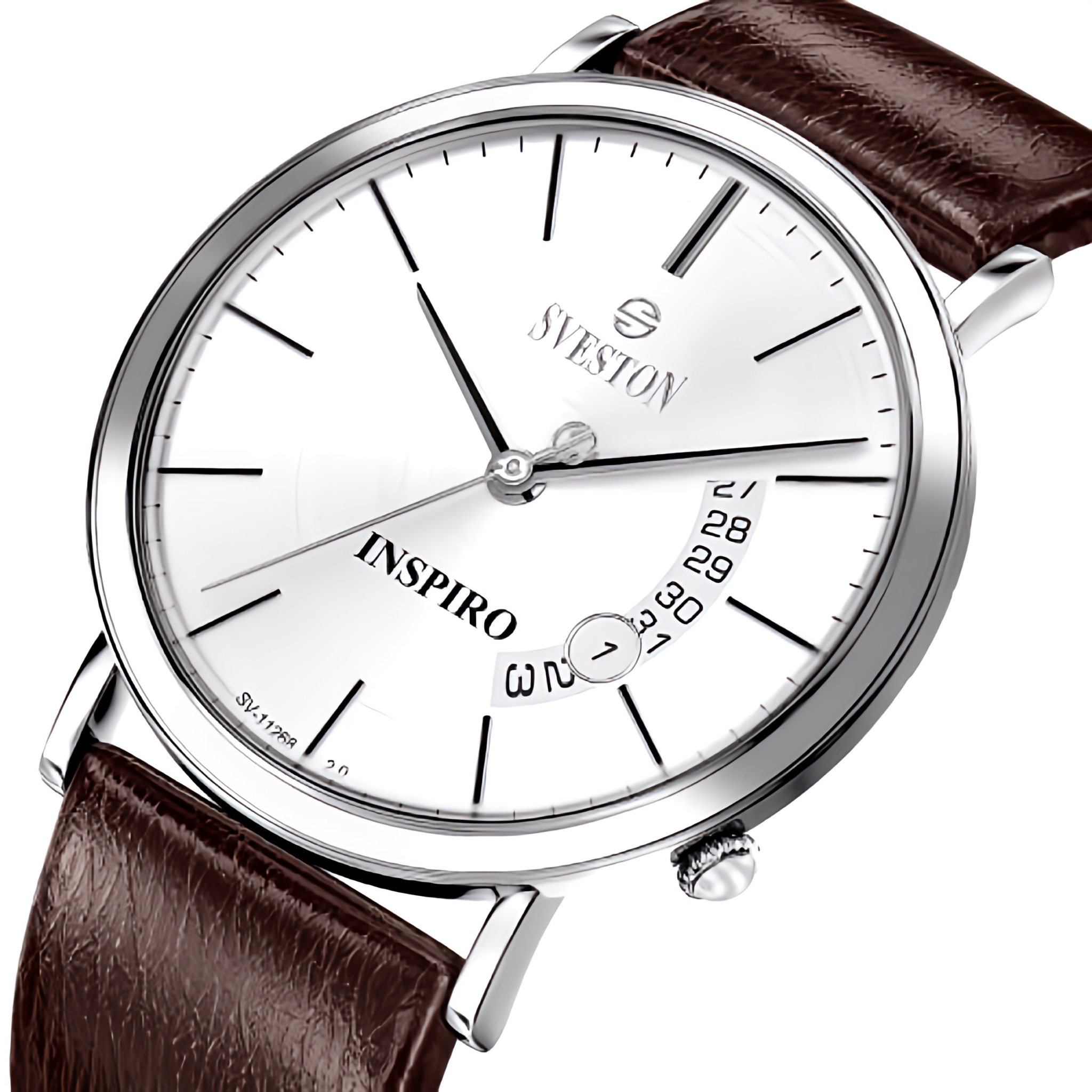 SVESTON INSPIRO (Silver White Maroon) | Men's Luxury Watch