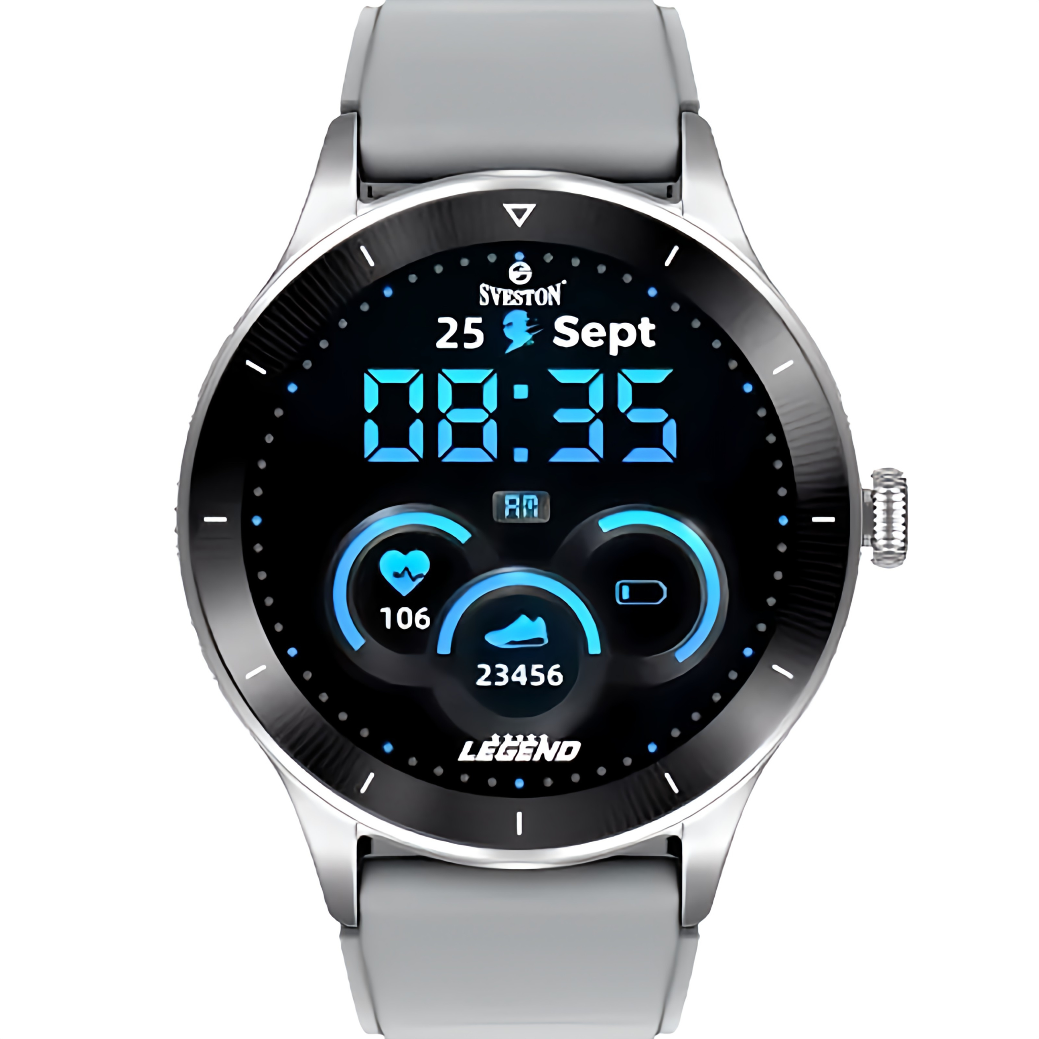 SVESTON LEGEND SMARTWATCH (Silver) | Fitness Smartwatch