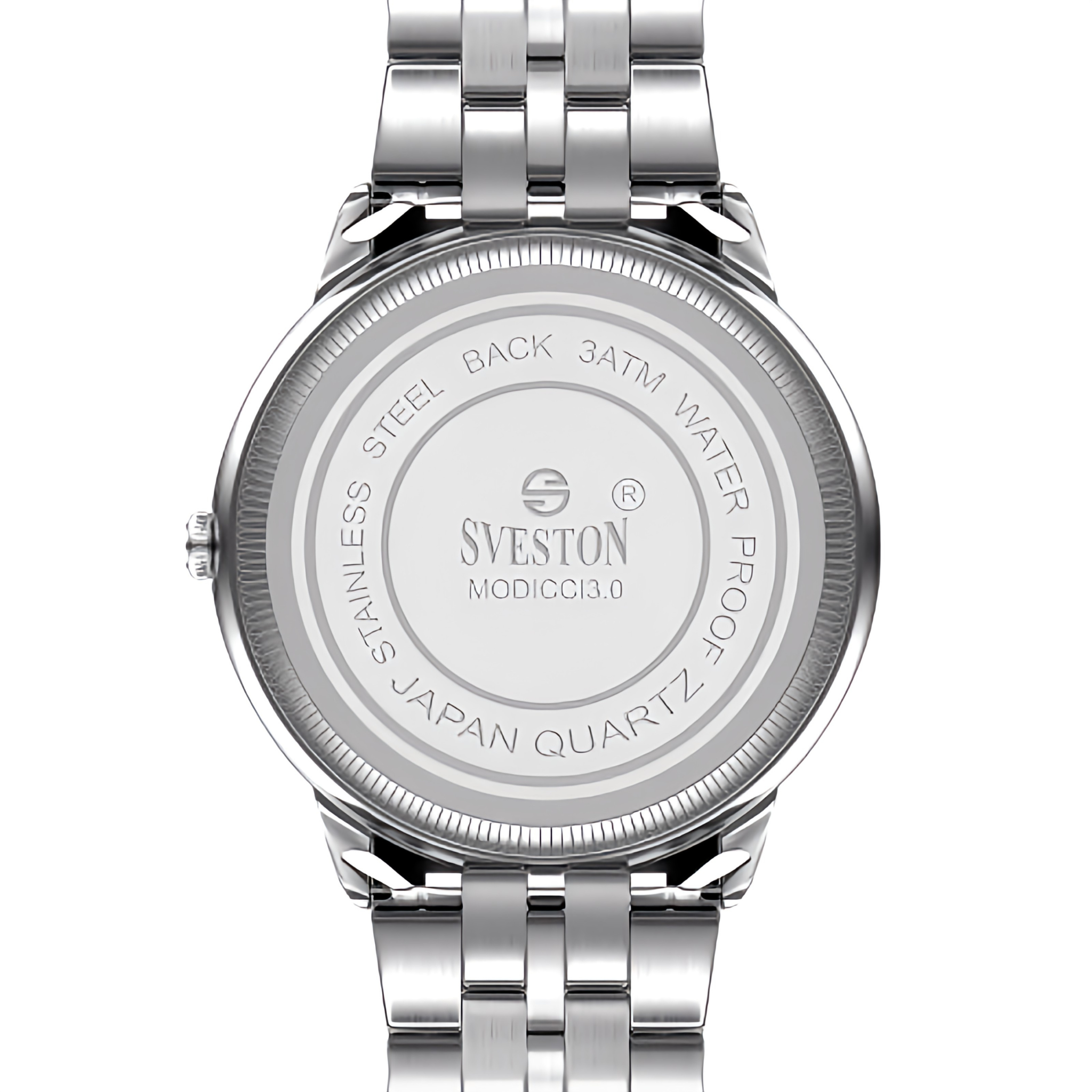 SVESTON MODICCI (Silver Black) | Men's Luxury Watch