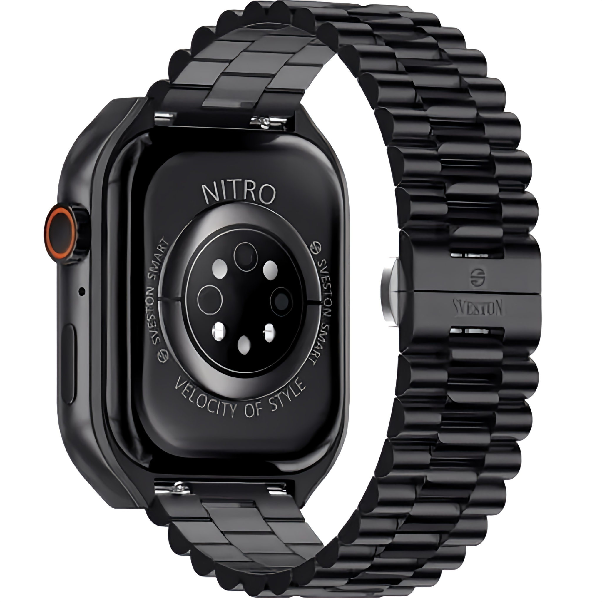 SVESTON NITRO CHAIN SMARTWATCH (Black) | Fitness Smartwatch