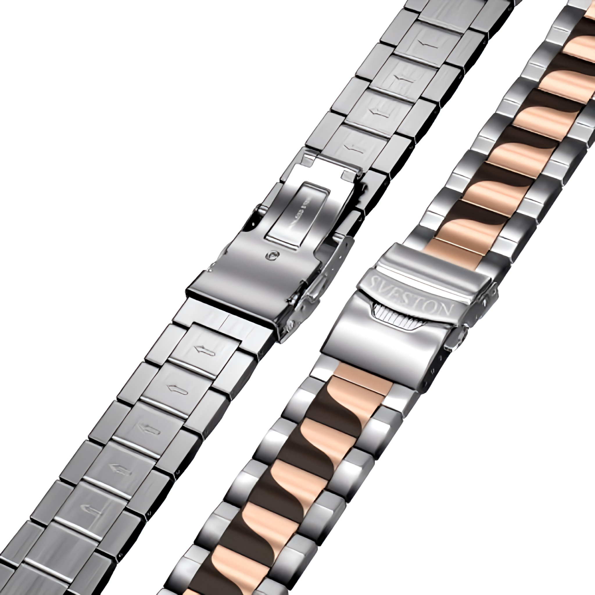 SVESTON SPECTRUM (Silver Rose Green) | Men's Stainless Steel Watch