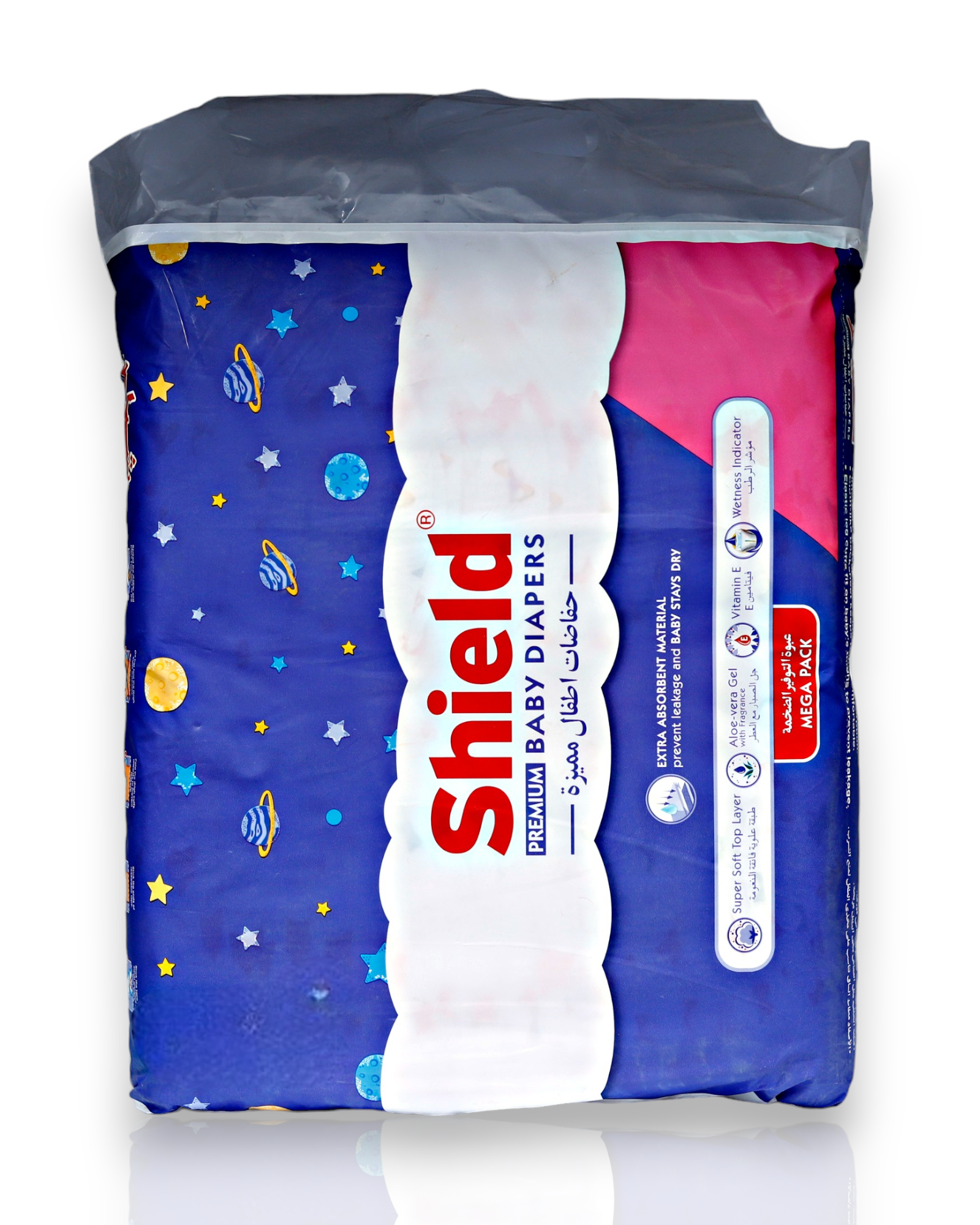 Shield Baby Diaper Super Bachat Pack Size 3 Medium (4-9Kg) 60 Count