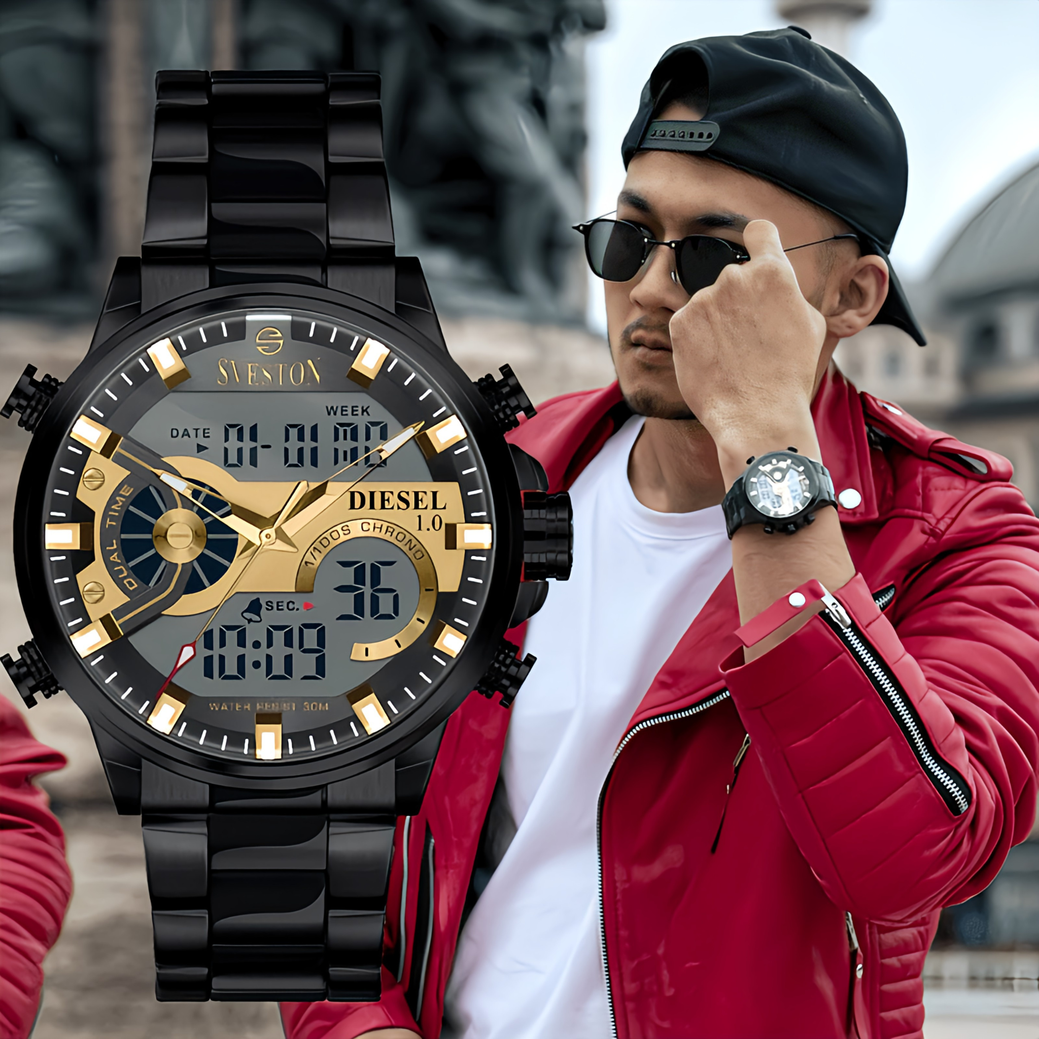 Sveston Diesel 1.0 | Cristiano Ronaldo Edition | Sv-9305-m - Sports - Black Gold