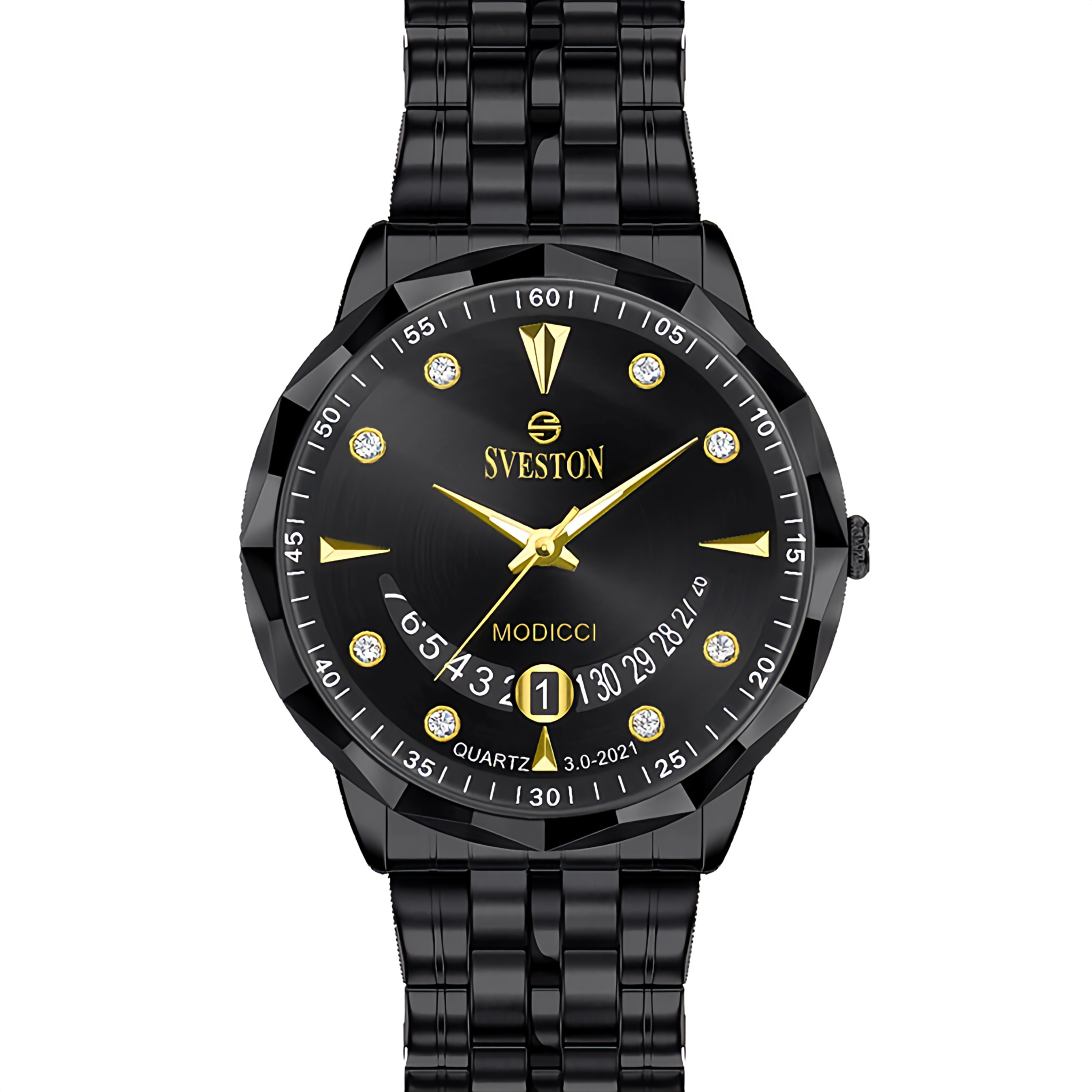 Sveston Modicci Black | Men's Luxury Watch