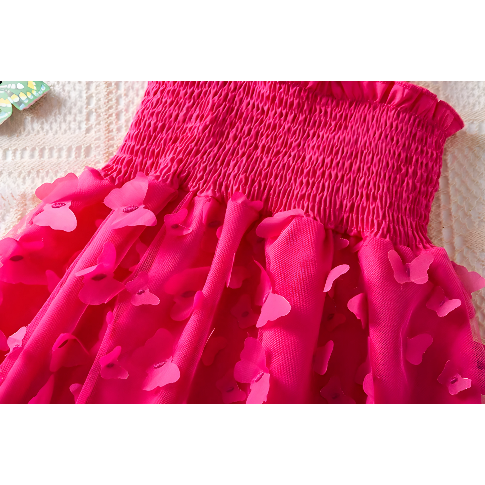 Sweet Princess Dress Mesh Chiffon Cake Layers Outfit for Kids