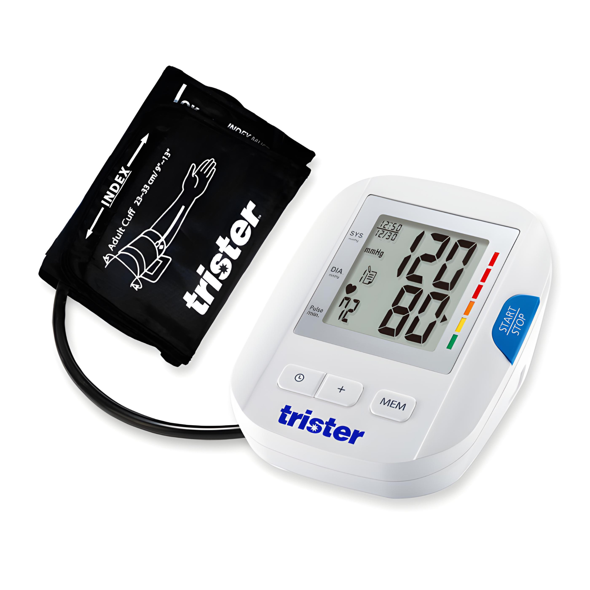 Trister Automatic Upper Arm Blood Pressure Monitor TS-350BP - Accurate and Easy-to-Use BP Monitor