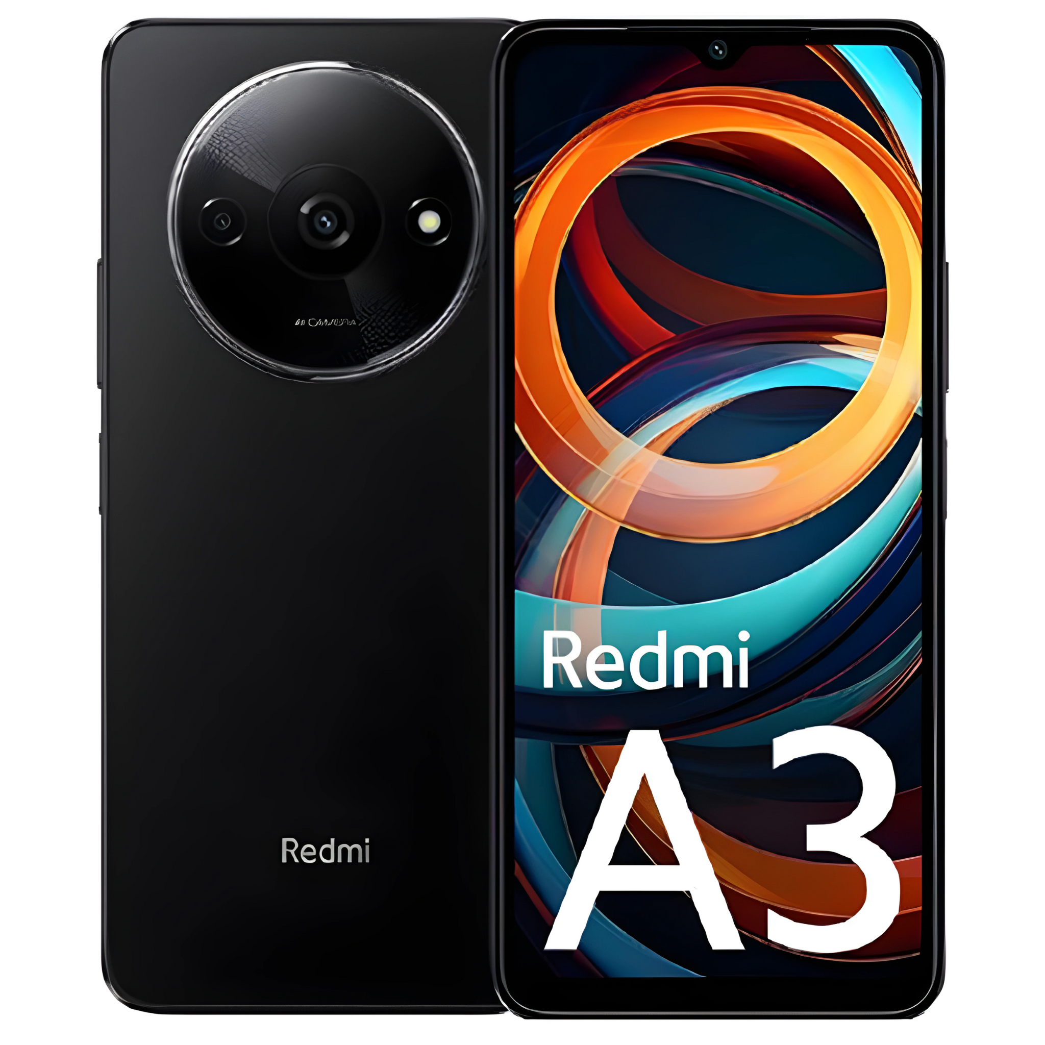 Xiaomi Redmi A3 Dual SIM Black 4GB RAM 128GB 4G LTE With Official Warranty