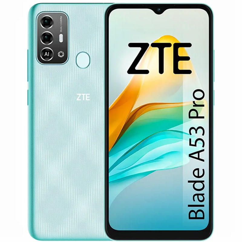 ZTE Blade A53 Pro Mint Green 4GB RAM 64GB Dual SIM With Official Warranty