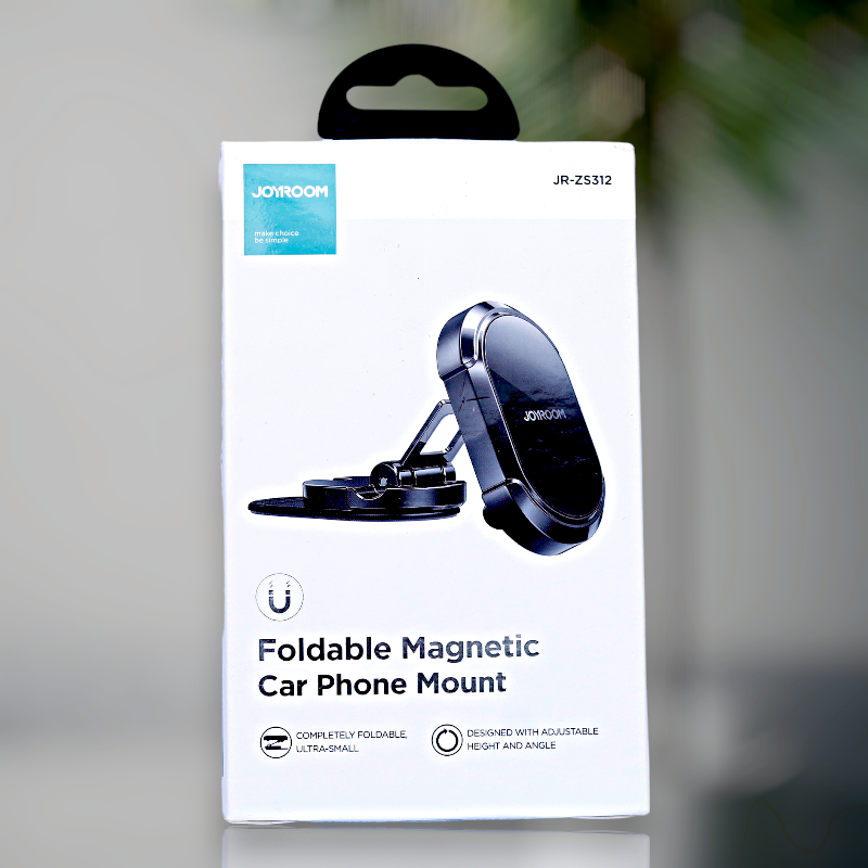 Enhance Your Drive with the JOYROOM JR-ZS312 Foldable Magnetic Car Phone Mount